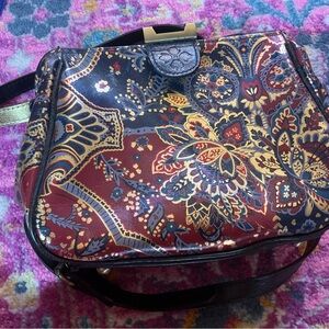 Patricia Nash Multicolor Paisley Crossbody Bag